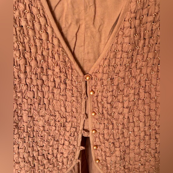 Cognac Skirt and Vest. Sz 1X - Picture 4 of 7